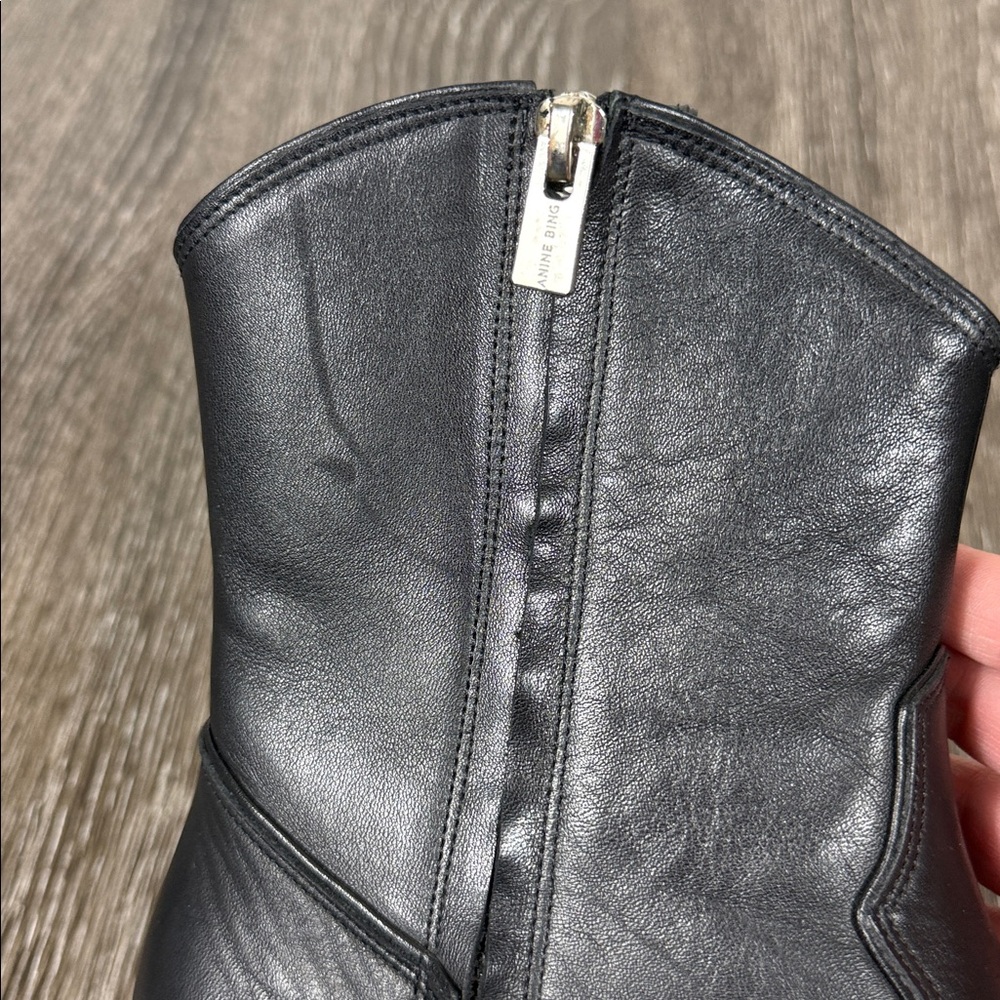 Anine Bing Elton Boot in Black - Picture 14 of 16